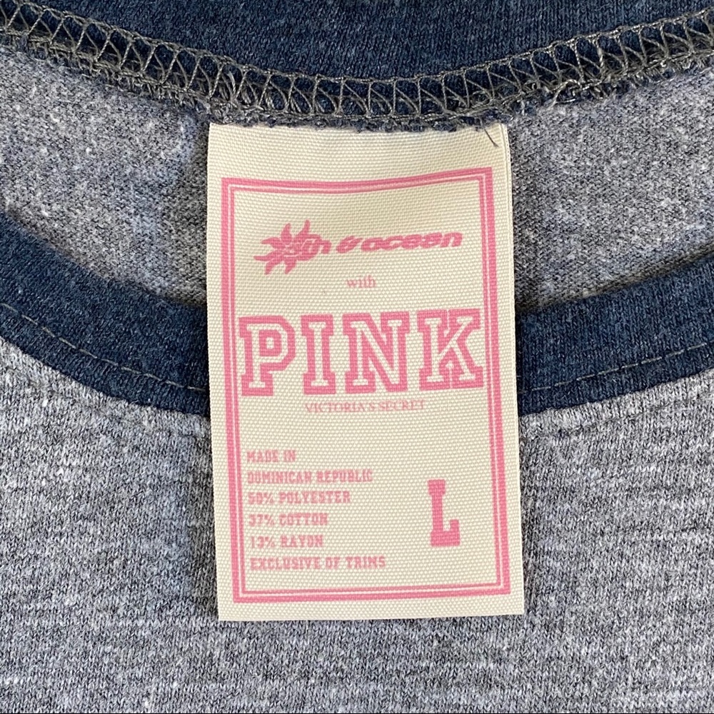 VICTORIA’S SECRET PINK YANKEES RAGLAN TOP - Picture 4 of 4